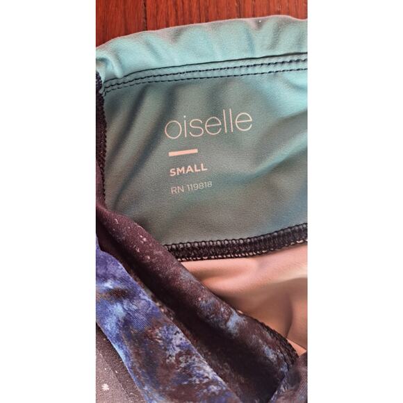Oiselle Galaxy Leggings Blue Size Small Womens Yoga pants Gym Clothes - Picture 2 of 4